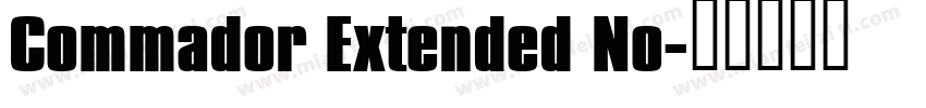 Commador Extended No字体转换
